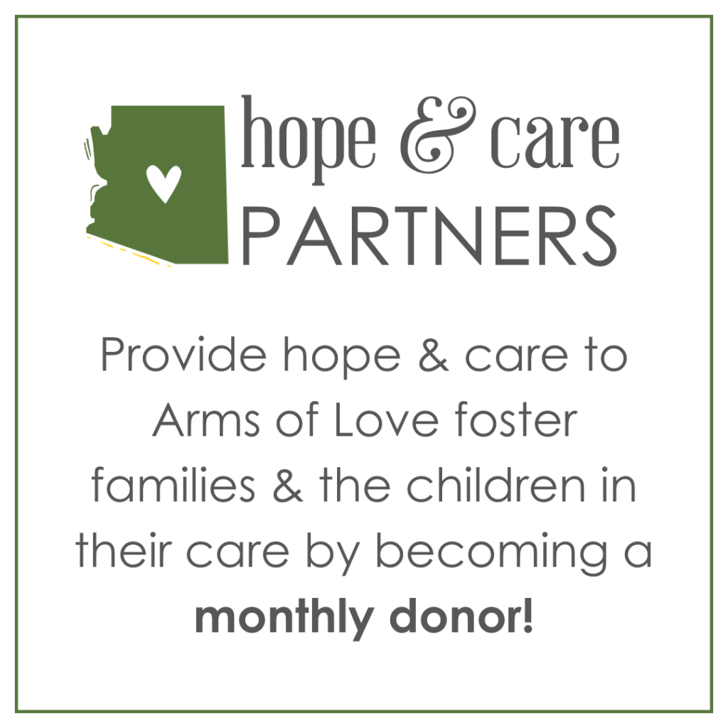 Donate Arms of Love Foster Care & Parent Aide
